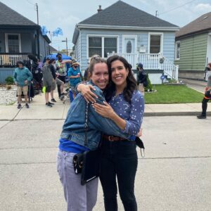 Nicole Power Instagram - Tonight’s episode @straystvshow (and next weeks FINALE 🥹) were directed by my girl CLARA ALTIMAS. She came in so prepped, so confident - so cool! in perfect costume! (*director chic lewk down - Effortlessly busy & iPad on that strap holder thing you all have now!*)
to BeReal tho - Clara’s sense for funny and timing is unmatched. She knows the characters inside and out - it was pure joy on set. Watch ! @cbc @cbcgem