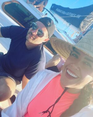 Nicole Power Instagram - Adam, my ☀️ hat and I all had a 🥳 time 🤙