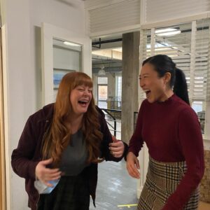 Nicole Power Instagram - I want to adopt all these women. Swipe to end for the most high maintenance b* on set. Wouldn’t work until her hair was perf. 🙄