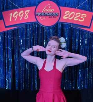 Nicole Tompkins Instagram - My first Camp Hollywood! We danced and danced and danced and danced…. And danced. Amazing people, amazing music. Thanks for all the dances everyone! 

#LindyHop #LiveJazz #AdamsFamilyThemeNight #SwingDancing #CampHollywood