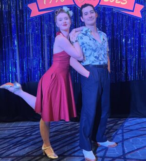 Nicole Tompkins Instagram - My first Camp Hollywood! We danced and danced and danced and danced…. And danced. Amazing people, amazing music. Thanks for all the dances everyone! 

#LindyHop #LiveJazz #AdamsFamilyThemeNight #SwingDancing #CampHollywood