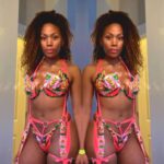 Nicole Beharie Instagram - Getting ready for carnival w my beautiful SISTER!!!! Something about jewels on the bodice had me feeling like a SUPER HERO…so I doubled it. AND I got WINGS?!!!! Couldn’t tell me nothing. 😂 @maswithpanache love the 👙 #ibeyi #mas #leaveyourcomfortzone #carnival 🇯🇲#culture. PS I hope you’re spending this holiday weekend exactly how YOU need to. Rest. Play. Love…be safe out there and be goooood to yourself. Pls. It’s been a rough few weeks