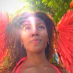 Nicole Beharie Instagram - Getting ready for carnival w my beautiful SISTER!!!! Something about jewels on the bodice had me feeling like a SUPER HERO…so I doubled it. AND I got WINGS?!!!! Couldn’t tell me nothing. 😂 @maswithpanache love the 👙 #ibeyi #mas #leaveyourcomfortzone #carnival 🇯🇲#culture. PS I hope you’re spending this holiday weekend exactly how YOU need to. Rest. Play. Love…be safe out there and be goooood to yourself. Pls. It’s been a rough few weeks