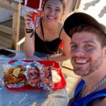 Nicole Maines Instagram - We went to @reds_eats for the world’s best lobster roll. Checks out. 💯🦞 #Maine #Goodtobehome