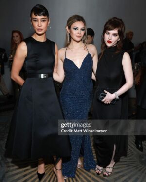 Nicole Maines Instagram - I had such a magical time at the #glaadawards last night. New friends, old friends, and lots and lots of legends! Congratulations to all of the nominees who are moving the needle forward for representation throughout media. And special congratulations to the entire cast and crew of @yellowjackets on their WIN!