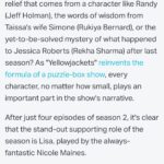 Nicole Maines Instagram - @bjcolangelo ‘s words, not mine! 😜 (link in story) So happy to be a part of this show. Thanks for hyping me up, BJ 💜🐝 #yellowjackets