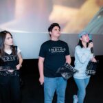 Nicole Rossi Instagram - Today para cast INDIGO akan cinema visit ke CCM (Cibinong City Mall) XXI . Sampai ketemu CCM siang nanti yaahh sahabat Indigo 🖤 Slide ke 2 & 3 keseruan sahabat INDIGO di CGV Mega Bekasi dan di XXI Depok D Mall . Buat kamu yag belum menjadi sahabat INDIGO, yuk langsung ajak keluarga, teman, sahabat, gebetan kamu🥰 untuk nonton INDIGO . Sedang tayang di Bioskop 🖤 #FilmIndigo #Indigo