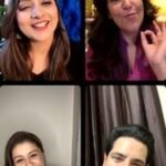 Nidhi Uttam Instagram - Reunion live ♥️ with @realsonaliverma @nehasaroopa6 @realkaranmehra @ayush_viz