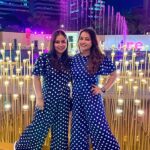 Nidhi Uttam Instagram - An evening at @nmacc.india with family♥️ P.s. - watch till the end to meet my twin😊😊 For those who wish to visit register on their website & reach before 7:30 pm. They have a 30 mins show every day which is spectacular ! ♥️ Have you been to the ‘Fountain of Joy’ at NMACC ?