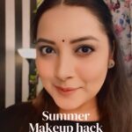 Nidhi Uttam Instagram - Beat the heat with this ice-cool makeup hack! ❄️ 🖌️Transform your summer routine with flawless foundation application using ice cubes. Say goodbye to makeup meltdowns and hello to a fresh, flawless look that lasts all day. #summerbeauty #makeuphack #hacks Foundation used : @anastasiabeverlyhills (link in story) Do you face issue of makeup meltdowns?
