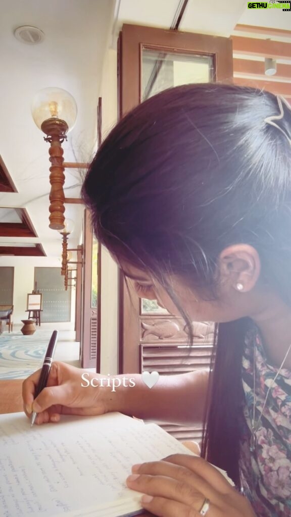 Nikhila Sankar Instagram - Love writing more than typing…. 🤍💜