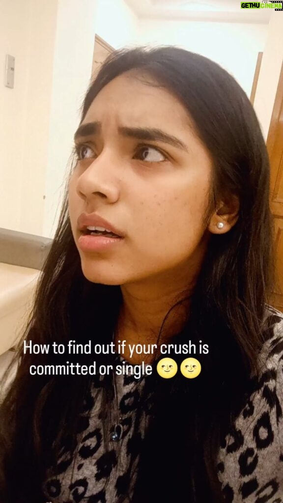 Nikhila Sankar Instagram - Use this to find out about your crush's relationship status 😂🌝🔥 . . . . . . #reelstamil #reelsexplore #instagood #viral #beyou #funny #trendingreels #reelitfeelit #relatable #trending #foryou #reellife #videooftheday #instagramreels #tamilcomedy #tamilmovie