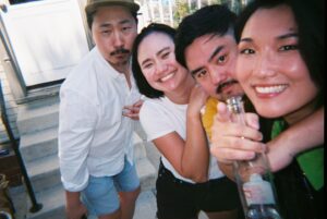 Niki Ang Instagram - I crossed over into 30 last month ✌🏽

impeccable host @riemcclenny 

flash tattoos by @laura.ang_singleton 

tourney bracket by @____jops____ 

good vibes from all my best friends ❤️‍🔥