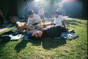 Niki Ang Instagram - I crossed over into 30 last month ✌🏽

impeccable host @riemcclenny 

flash tattoos by @laura.ang_singleton 

tourney bracket by @____jops____ 

good vibes from all my best friends ❤️‍🔥