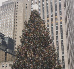 Nikki DeLoach Instagram - One of my favorite NYC moments. Taking our girl  @kimberleysustad to see the Rockefeller Center Christmas Tree. We love you, Kim. 🎄