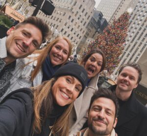 Nikki DeLoach Instagram - One of my favorite NYC moments. Taking our girl  @kimberleysustad to see the Rockefeller Center Christmas Tree. We love you, Kim. 🎄