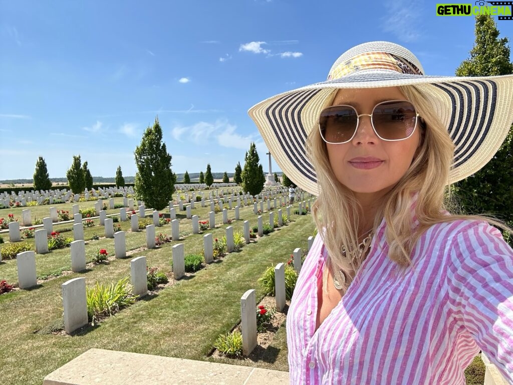 Nikki Osborne Instagram - We went to Somme to visit our Anzacs last year on holiday in France. I cried the whole time as I read the ages on the headstones. I hope they know we still hold them as the measure of true heroism especially in today’s society of online squabbles and self entitlement. #anzacday