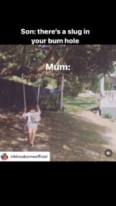 Nikki Osborne Instagram - Well, he never said that again. #reels #funny #viral #mum #fails @kookslams