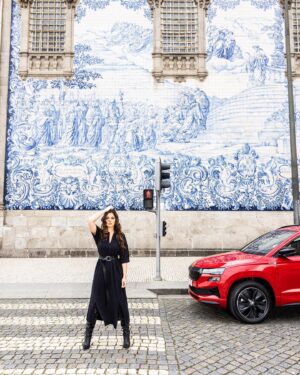 Nilam Farooq Instagram - werbung
… when in PORTO with @skodade and @clemensporikys #skoda #karoq #simplyclever #farooqfaehrtkaroq