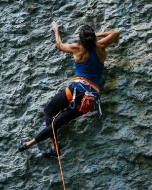 Nina Caprez Instagram - Climbing is beauty, an endless adventure and life teacher. Climbing is my red line, my source of power and joy. Climbing is camaraderie, loud laughs and endless fun.
Climbing is me because it’s my inner mirror. Climbing made me who I am and we’re not done with our relationship ❤️

#summerofclimb #nowasteddays #arcteryx @arcteryx
