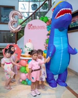Nina Kozok Instagram - Happy 3rd Birthday Kiana Bear 🩵 you are our biggest blessing. We love you!
