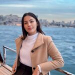 Nina Kozok Instagram - Ended the day with a beautiful boat trip down the Bosphorus Strait which divides Turkey into 2 continents: Asia & Europe.