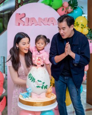 Nina Kozok Instagram - Happy 3rd Birthday Kiana Bear 🩵 you are our biggest blessing. We love you!