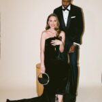 Nina Seničar Instagram - #Oscar Sunday with @vanityfair ♥️ . . . Dress: @machandmach Shoes: @gianvitorossi Bag: @lalingilondon Jewelry: @davidyurman Make up: @abramovicm Hair: @bychrismartin Face prep: @alessandraricchizzi Photo by: @sarah_partain Special thanks to: @luciodirosa ♥️ #vanityfairoscarparty