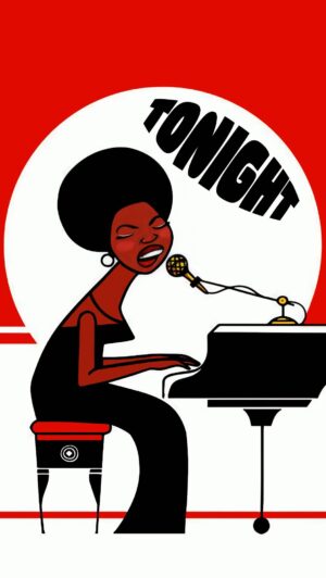Nina Simone Instagram - “My heart tells me one magic night may lead to many more...” - #ninasimone #ifonlyfortonight - 🎨 by Liz França