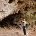 Nina Williams Instagram - This 🐴马 & 🐀鼠 @nathaniel.coleman just 🐒猴ing around in the Shigu cave. Steep tufa climbing is pretty physical but luckily we had tea and crag 🐕狗s for moral support. I’ve got 🐍蛇 and 🐇兔子 in my notes but I’m missing the other six zodiac signs. Drop ‘em in the comments (with phonetic pronunciation plz!) if you know! Xie xie ☺️🙏🏼 📸 by our gallant translator Jonny who knows no social media 😌 He’s been a fantastic guide during our time here. Cheers Jonny! @thenorthface @thenorthface_climb @scarpana #climbing #sportclimbing #climbchina #shigu