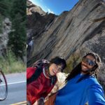 Nina Williams Instagram – Exhausted; I had completed the longest 🚲ride of my life and I wasn’t even half way done with the day, We still had to hike, climb the 💎 , and summit Longs before reversing the whole thing (and by the way, the phrase uphill both ways is actually a thing).

Last year I got a text from @sheneenagins ”want to climb the diamond?”. The next day I surprised her with a late start, 8 cams, 3 micros, and a rope slightly thicker than floss. On the approach, I learned that it was her first time on route, but somehow I knew we would be ok, as we descended, we talked about goals. Somewhere in my distant future, The Longs Peak triathlon was on my list. Little did I know how soon that “some point” would arrive.

No records were set, but we completed our original sub-24 hour goal, and made it to our board meeting the next day! I probably should’ve trained a little bit more, but we finished. And so thankful that I basically could draft the whole way — well besides the shortest and most fun part — the actually rock climbing.

Now on to the next thing — anyone looking to buy a bike???

@patagonia @patagonia_climb #tradisrad #rockclimbing #longspeaktriathlon #climbingismypassion