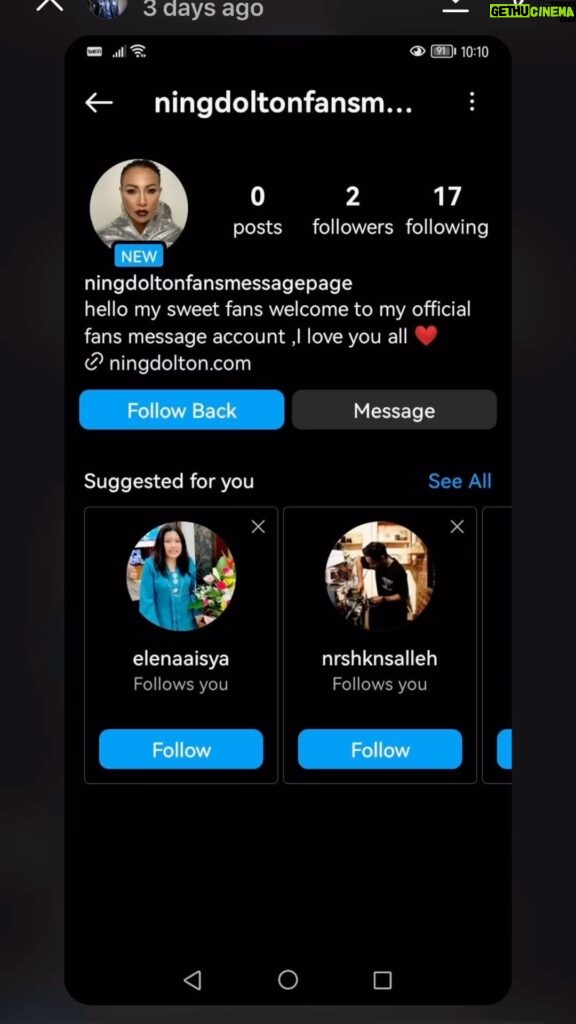 Ning Baizura Instagram - Fake Account Don’t Follow! report block and I never thought I was that Fames LOL 😂 lol Dolton ( dyslexic maybe) at least get the name right!!! Ahahaha Poor thing! Perhaps the keyboard can’t type properly.. I find this very 🤣 funnnnnnney