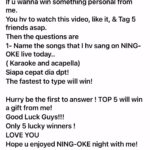 Ning Baizura Instagram - Simple contest if u wanna WIN something from me!!!