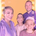 Ning Baizura Instagram - Salam Aidilfitri Maaf Zahir Batin from our little family to each and everyone of you. May You have a Blessed Raya with yr love ones & Have a Simple yet Meaningful Raya. lots of love from us The Daltons. 💕💜