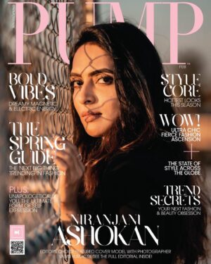 Niranjani Ashokan Instagram - Another international publication, it’s an undefinable emotion having your work acknowledged 💫♥️

@snapsbyvk 
@pumpmagazine 

#niranjaniashokan #magazine #cover #model #international #india #us #lifestylephotography
