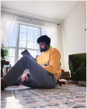 Nirup Bhandari Instagram - Lazy Sunday morning after an eventful week: a long-awaited family reunion, constant rain showers, a surprising 4.8 magnitude earthquake, and the comfort of Franklin Library books paired with endless coffee. ☕️📚