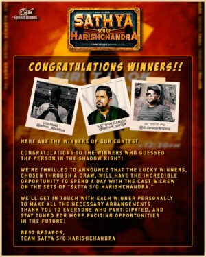 Nirup Bhandari Instagram - “Guess the character in the shadow” contest update
ಸರಿಯಾದ ಉತ್ತರ “ಸತ್ಯ ಹರಿಶ್ಚಂದ್ರ”
The correct answer “Sathya Harishchandra”
@sathwik_ganiga @admin_agasthya @dr.darshanlingaraj 
#SathyaSOHarishchandra #SSOH #contest #contestwinners

@officialsaikumar @brinda_acharya @ankita.amar @ankket.cinemas @ankitsoni9999 @sachin_vaali @prashant_mulage_official@sandeepvalluri_dop @ullashydur @sachin.basrur @stylistzoha @kaanistudio
