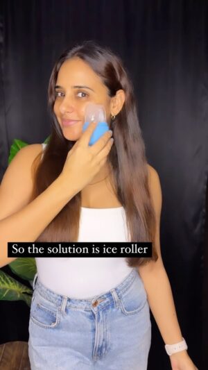 Nisha Nagpal Instagram - Ice roller is the new and easy way to keep your skin hydrated and glowing without any hassle

I have just got mine from @gharsoaps 
Grab your’s too asap 

#iceroller #gharsoaps #glowing #skin #trening #reel #barbie #viral #fyp #paid #promotion