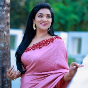 Nitha Promy Instagram - Saree is a canvas of tradition, a masterpiece of fashion...

Saree @tanmayeecreations 
Makeup @sini_nixon_makeovers 
Click @shijoydakshamovies 

#pic #saree #sareefashion #sareedesigns #colour #sareelove #instagram #instagrammer #instafamily #instagood #instapost #instadaily #instafeed #life #photography #photoshoot #mallu #viral #viralreels #collaboration #actress #instagramers #nithapromy #bebold #beyourself #woman  #picoftheday #trendingmusic