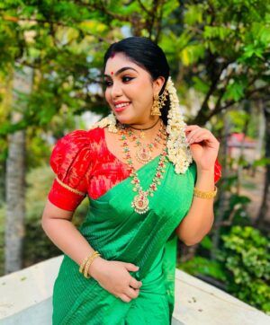 Niyuktha Prasad Instagram - Being PARVATHI❤️

#zeekeralam #actor #traditional #love #saree #kerala #keralagallery