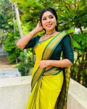Niyuktha Prasad Instagram - When I’m get obsessed with something ..it will reflect like this A huge Instance is PARVATHY♥️

#zeekeralam #serial #actor #parvathy #traditional #kerala #girl #love #tradition #culture #traditionalwear #saree #ootd #keralagallery