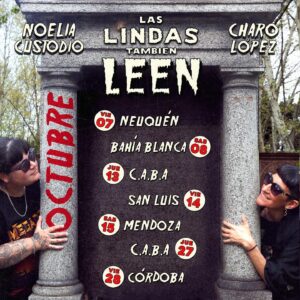 Noelia Custodio Instagram - en OCTUBRE también leemos

💎NEUQUEN
💎BAHIA BLANCA
💎CABA
💎SAN LUIS
💎MENDOZA
💎CÓRDOBA

vayan a chekear las fechas y comprar en el link de mi bio y chiflen a dónde puedo llevar a @charonlopez con la carrera de muerto esa