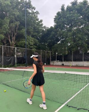 Noella Sisterina Instagram - black n white kinda day #tennis