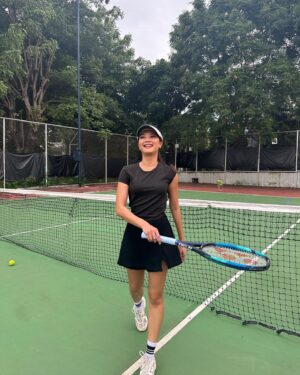 Noella Sisterina Instagram - black n white kinda day #tennis