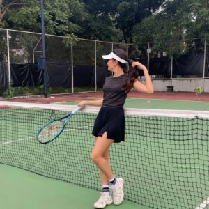 Noella Sisterina Instagram - black n white kinda day #tennis