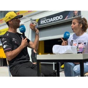 Noemí de Miguel Instagram - Me habéis provocado mucho estos días con Montreal 🥹 y la F1. 

Advertencias varias ⚠️ 
Dadle a Ricciardo una bola de cristal y sacará su repertorio de palabrotas 🤬 en español. 
El aguante de Albert es infinito 😅
El de Giselle menor … por eso lo resolvimos en un duelo. 
Lo de salir a flote no se nos dio muy bien 🤪
Y no os vayáis sin probar el sándwich de pastrami de Schwartz’s