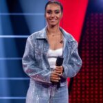 Nora Gharib Instagram - LOVE MY JOB 🤍 En alle mensen die er mee voor zorgen dat ik er confindent kan staan🥺🫶🏽 DE HALVE FINALE van @thevoicekidsvlaanderen om 20u30 op @vtm.be 🍉🫶🏽