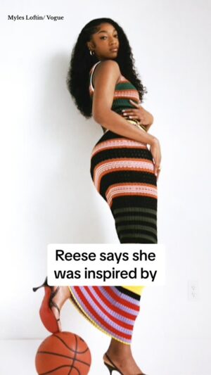 Norah O'Donnell Instagram - LSU basketball star Angel Reese announced she’s entering the WNBA Draft in a Vogue photo shoot, saying she was inspired by Serena Williams, who announced her retirement in a similar fashion.