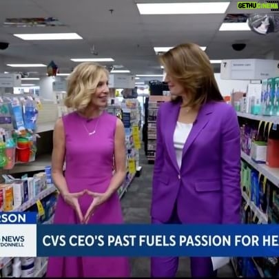 Norah O'Donnell Instagram - CVS Health CEO Karen Lynch is America’s most powerful female CEO, as the company impacts the lives of over 100 million Americans. @NorahODonnell asked Lynch about key healthcare and CVS concerns — including affordability, cybersecurity, theft and the abortion pill mifepristone.