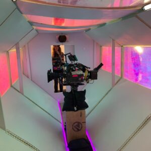 Norma Kuhling Instagram - Death Valley BTS part 1 

THANK YOU 
Writer, director, editor, optical printer: @gracesssloan 
Tallie: @talliemedel 
Producers: @lindsaysonline @alunondrums 
Cinematographer: @lvalladao 
Gaffer & pod person: @spentropy 
First ac: @garet_jatsek 
Sound mixer: @m4xw311 
SFX makeup: @cristallewellynmua 
Original score: @lrkrmusic 
Art directors: @kwizten @jchaffin27 
Graphics & title design: @charlottehayesharrison 
Set dressers: @dyminstudio @shahthamoveh Amanda Mims, Erik Weed, Guilliame Gardéres, Natalia Venegas Sanchez
Poster design: @shdwbxng 
Post sound: @bretkilloran 
Transpo captain: @vitascope 
Additional VFX: @danielklighting 
Gear provided by: @boltlightingrental_inc 
Film provided by: @kodak_shootfilm 
Optically printed at @negativelandfilm